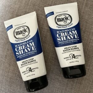 Razorless Shave Cream - Regular Strength Shaving Cream 2 Pack
NWOT